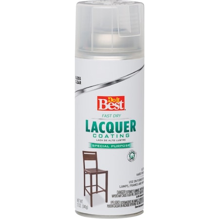 All-Source 11 Oz. Clear High Gloss Spray Lacquer 203291D